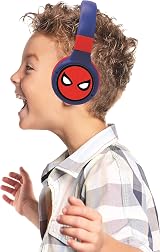 LEXIBOOK Spiderman 2-in-1 Bluetooth Headphones Kids 85dB Foldable HPBT010SP view 8
