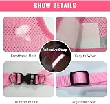 FEimaX Small Cat Dog Harness and Leash Set Reflective Strips Adjustable No Pull view 3