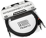 Roland 10ft Interconnect Cable, 1/4" TRS(Male)-Dual