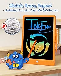 TEKFUN Toys for Girls Boys 10IN LCD Writing