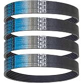 4 Pack 140J6 Planer Drive Belt Compatible with Delta 22-560, TP400LS, 22-565 and 22-580 Planer, Replace 22-563, WEN 6560