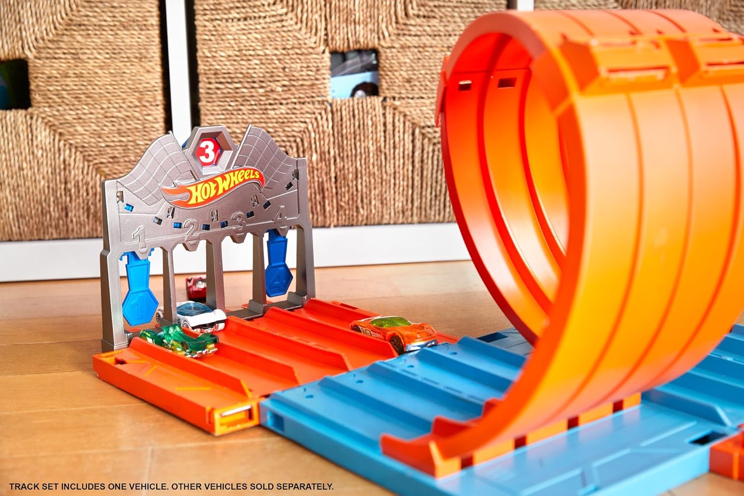 caja de carreras de hot wheels