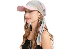 ZLYC Women's Chemo Headwear Brim Lightweight Beanie Hat Pre Tied Head Scarf Headwraps