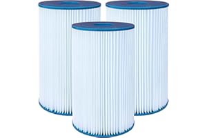 Chryseos Pool Filter Compatible with Type B, Replacement 29005E Pool Filter, 3 Pack