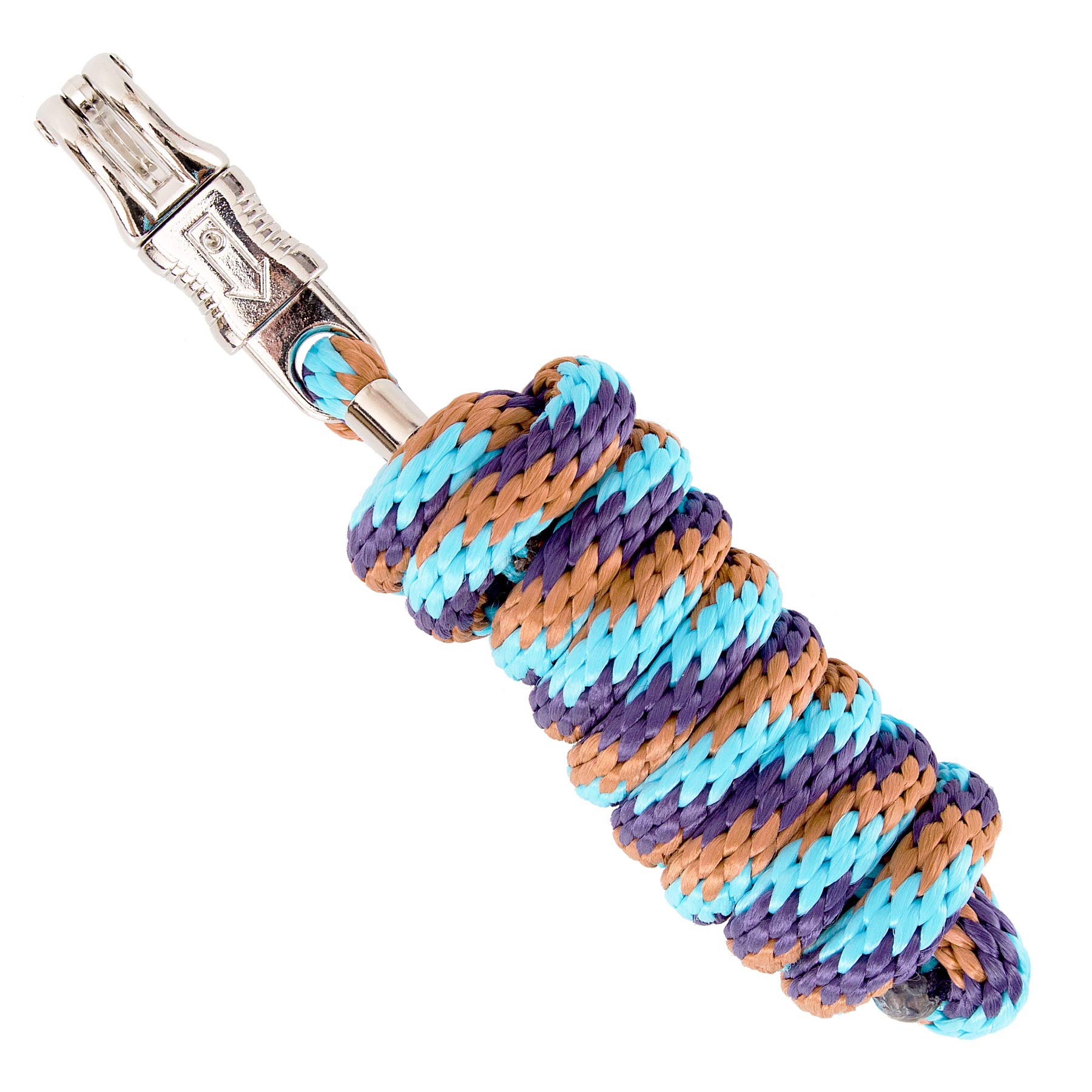 Merauno® Lead Rope for Horse - 200 cm Blue with Panic Hook