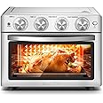 Geek Chef Air Fryer Toaster Oven Combo, 25QT Convection Ovens Countertop, 6 Slice Toaster, Stainless Steel Big Air Fryer
