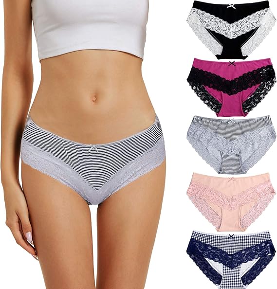 LYYTHAVON Women’s Underwear Breathable Cotton Brief Ladies