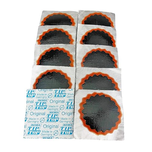 Rema Tip Top 10 Round Patch Flat Tire Tube Puncture Repair