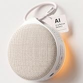Glocusent Sound Machine Baby CrySense with 35 Non-Looping Soothing Sounds | Portable Sound Machine with White Noise Sleep Sounds, 4-Level 2700K Baby Night Light Sound Machine for Sleep, Nursery, Travel