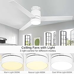 Flybull 52’’ Ceiling Fans with Lights Remote