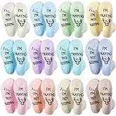 Glitopper 12 Pairs Christian Socks Funny Praying Fuzzy Jesus Socks Religious Gifts, I'm Not Sleeping, I'm Praying Novelty for Adults Men Women Appreciation Easter Gifts Bulk, 12 Colors