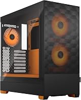 Fractal Design Pop Air RGB Orange Core ATX Mid Tower PC Case TG Side Panel