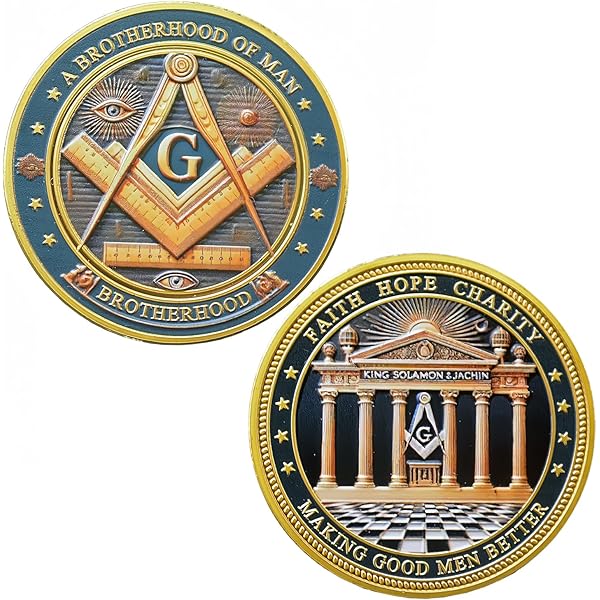 ▪️50’s【FREE MASONRY】ACCSESSORIES HAWSON Freemason Masonic Button Covers for Men, Jewelry or