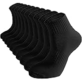 ACCFOD Womens Ankle Socks Thin Cotton Gym Athletic Mini Crew Socks 5 Pairs