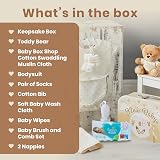 Baby Box Shop All in One Baby Gift Set Keepsake Box Teddy Unisex view 2
