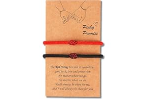 ULYSIA Matching Bracelets for Couples Best Friends Birthday Gifts for Her Him Soulmate Red String of Fate Relationships Bracelets for Boyfriend Girlfriend Wife