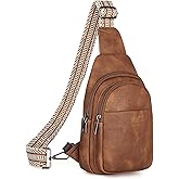 SYTRAH Sling Bag for Women, Crossbody Bags Purse for Women Trendy Vegan Leather Fanny Pack with Adjustable Strap