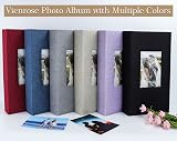 Vienrose 6x4 Photo Album 300 Photos Linen Cover 50 Sheets Black Pockets view 7