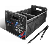 Junsungo Car Trunk Organizer, 1680D Oxford Fabric, Collapsible Storage Box | Portable multipurpose trunk storage organizer for tools &amp; grocery bags. For use in X1 X3 X5 E30, cars, SUVs, garages &amp; homes