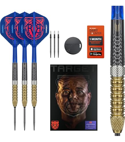 Target Darts Raymond Van Barneveld Steel Tip Generation 6 Dart Set