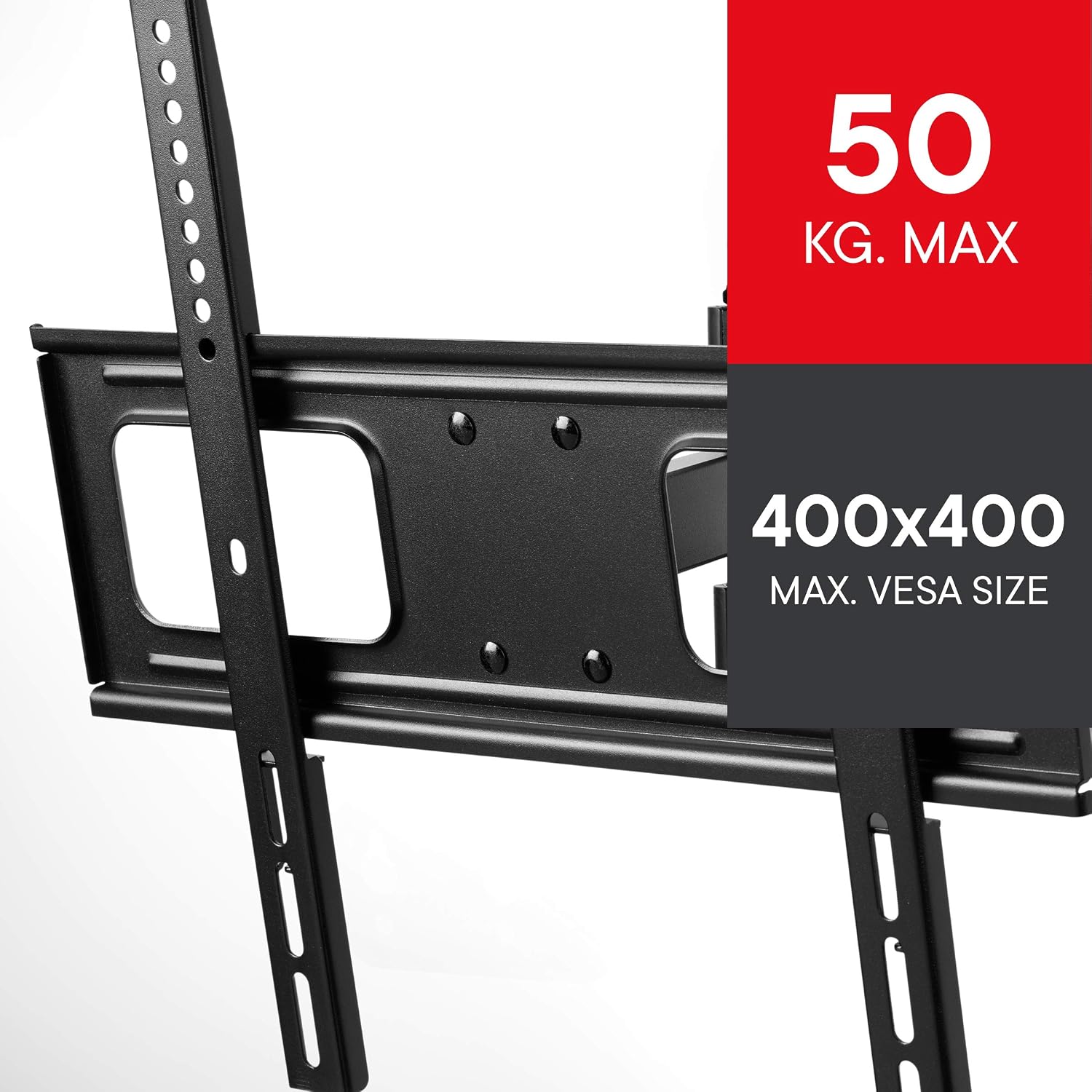 One For All TV Wall Bracket Mount, Screen size 13-65 Inch, For All types of TVs (LED LCD Plasma), 20° Tilt 180° Swivel - Image 5