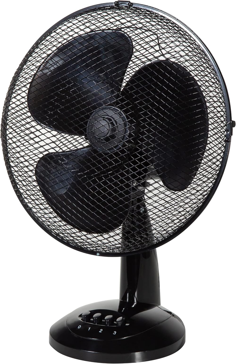 Zanussi 12" Portable Desk Fan, 3 Speed, Oscillation, Quiet Operation