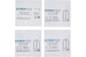 Extech PH103 Tripak Buffer Pouches 4, 7 and 10 pH with Rinse Solution Kit