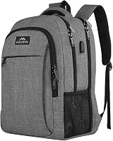 MATEIN 17.3 Inch Laptop Backpack Anti Theft USB Charging Port Grey view 4