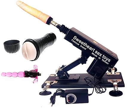 Automatische Sex-Maschine Fickmaschine mit Dildo+ Masturbator und stufenlosem Stärkeregler