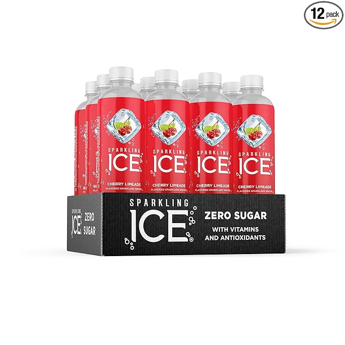 Sparkling Ice Cherry Limeade Sparkling Water With Antioxidants And Vitamins Zero Sugar 17 Fl Oz Bottles Pack Of 12 Amazon Com Grocery Gourmet Food