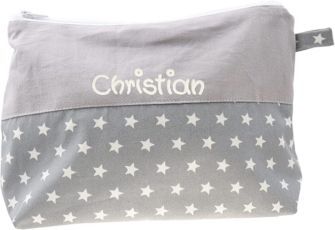 Trousse De Toilette Pour Enfant Motif Etoiles Personnalisable 1012 11 Gris Gris 1012 Amazon Fr Bagages