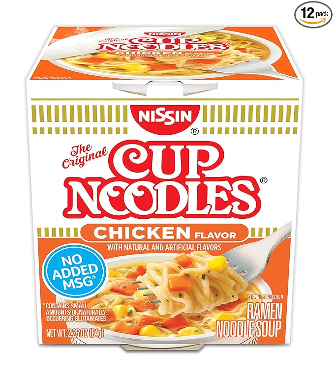 Nissin Cup Noodles Ramen Noodle Soup 