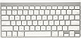 Apple Wireless Keyboard with Bluetooth - Silver (Certified Refurbished)