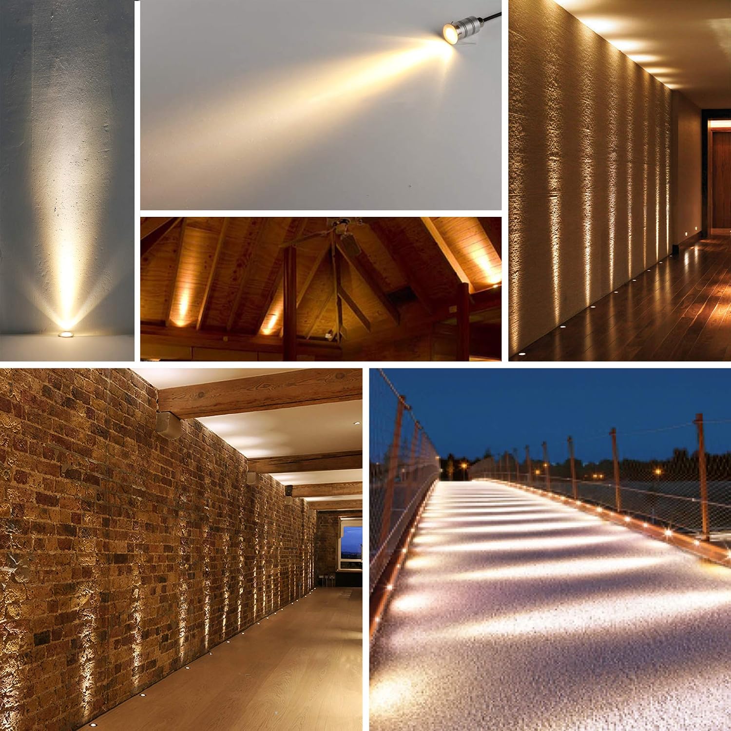 CNBRIGHTER LED In-Ground Well Light,Mini 15° Narrow Beam Angle Spotlight,1W 12V-24V DC - Image 3
