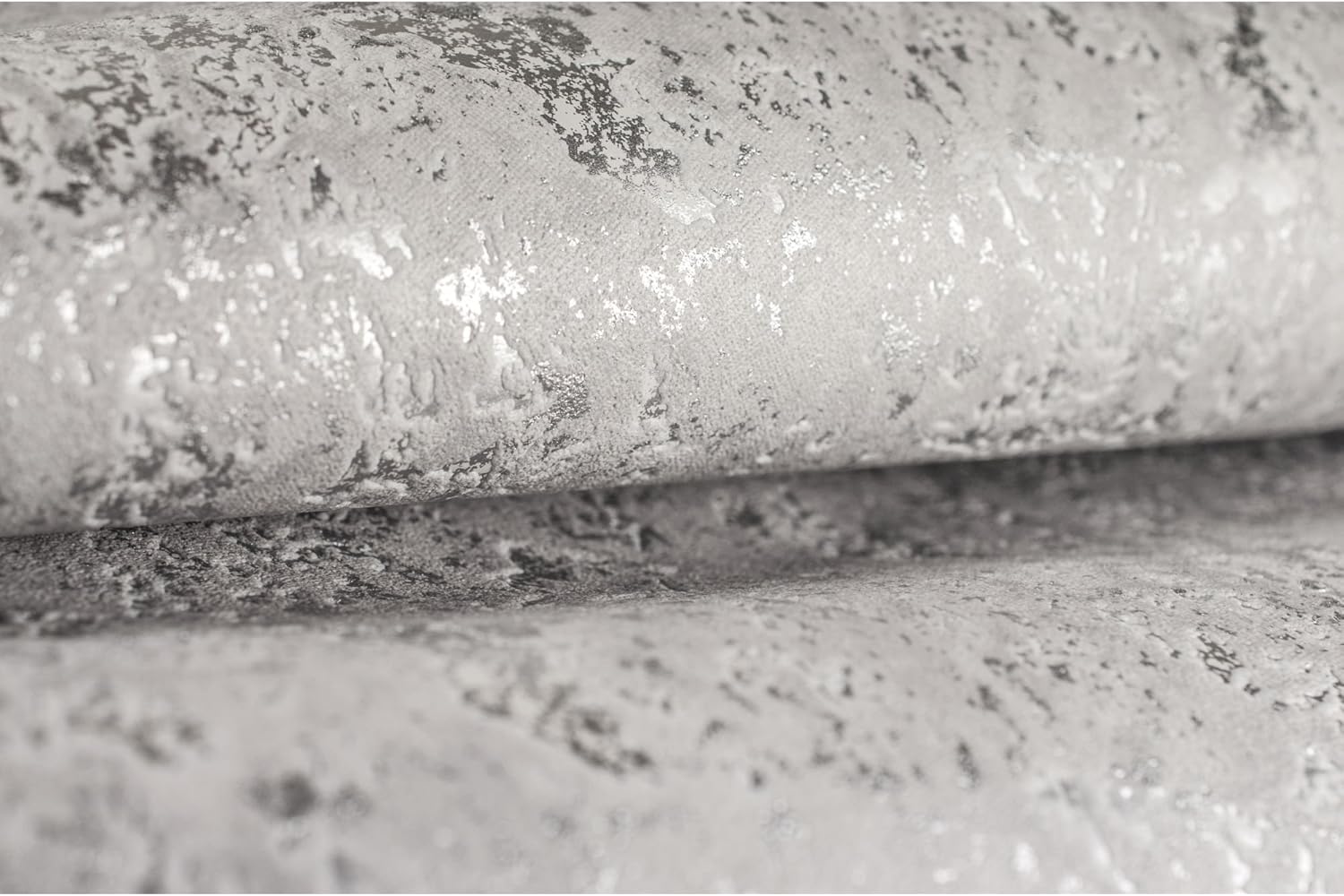 Superfresco Silver Milan Illusion Cork Textured Metallic Plain, 52 x 1000 cm - Image 5