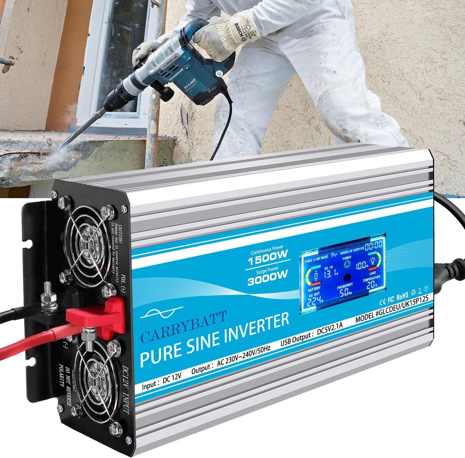Convertitore Di Corrente Per Auto Trasformatore 12 Volt 220 Volt