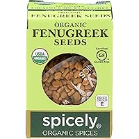 Spicely Organic Fenugreek Seeds 0.45 Oz Certified Gluten Free
