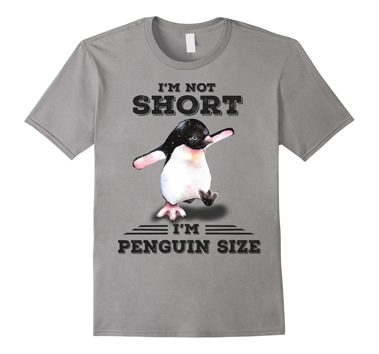 I'm not short penguin Tshirt-ANZ