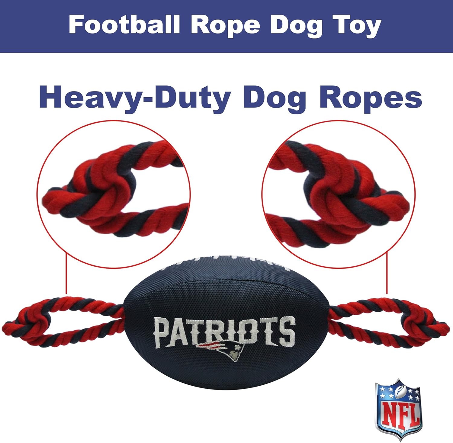 patriots dog toy
