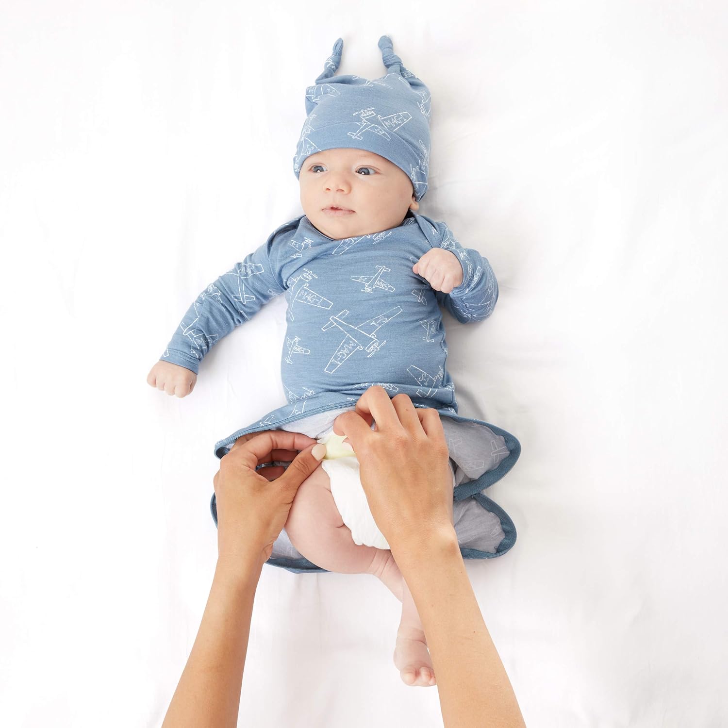 baby sleeper gowns with zipper