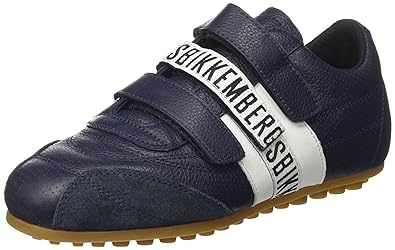 BIKKEMBERGS Unisex-Erwachsene Soccer 106 Sneakers, Blau (White/Bluette), 36 EU
