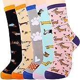 Jeasona Women's Cute Socks Funny Christmas Birthday Gifts for Women Mom Teenage Girls