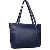 befen Genuine Leather Laptop Tote Bag for Women, Womens 15 Inch Computer Bags Work Totes Purse Shoulder Purses Handbags
