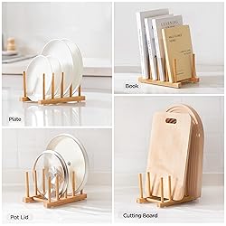 Oyydecor Bamboo Dish Drying Rack for Kitchen