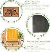 Nicola Spring Coir Door Mats 90x60cm Tree of Life Pack of 2 view 2