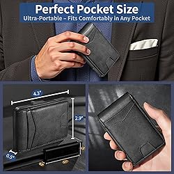 Slim RFID Blocking Wallet for Men - Minimalist