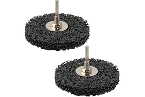 ZORUNNA Paint Stripper, 4 in Effective Paint Remover for Metal, 2 PCS Quick Change Paint Eater as Rotary Disc or as a Brush (on face), for Grinding Wood, Metal, Plastic and Fiberglass