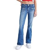 Flare Low-Rise Jean, Dark WASH, 000R