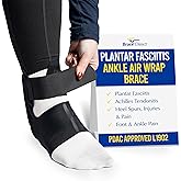 Brace Align Plantar Fasciitis Air Wrap Brace - Adjustable Compression & Support for Achilles Tendonitis Heel Spurs Arch and Foot Pain L1902 - LARGE (US Shoe Men 11.5-14 Women 12.5-15)