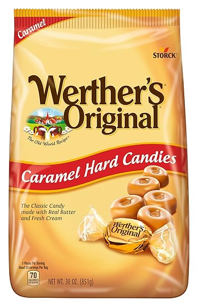 WERTHER’S ORIGINAL CARAMEL HARD CANDIES, 30OZ